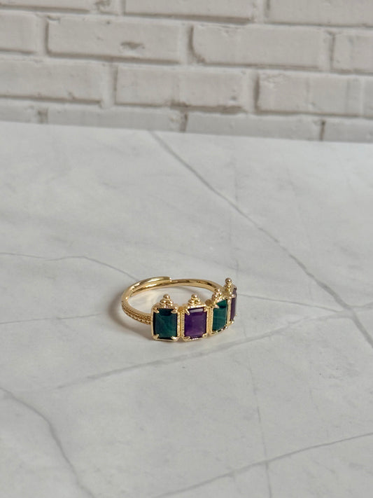 Bague Lila malachite