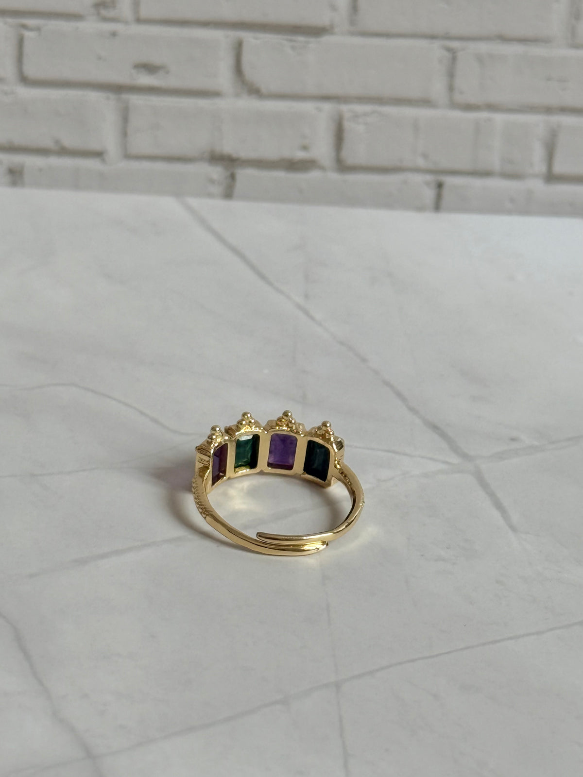 Bague Lila malachite