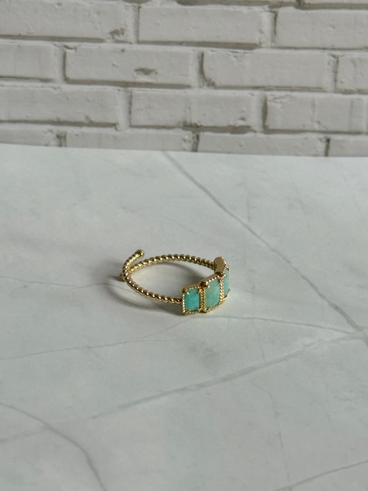 Bague Lya amazonite