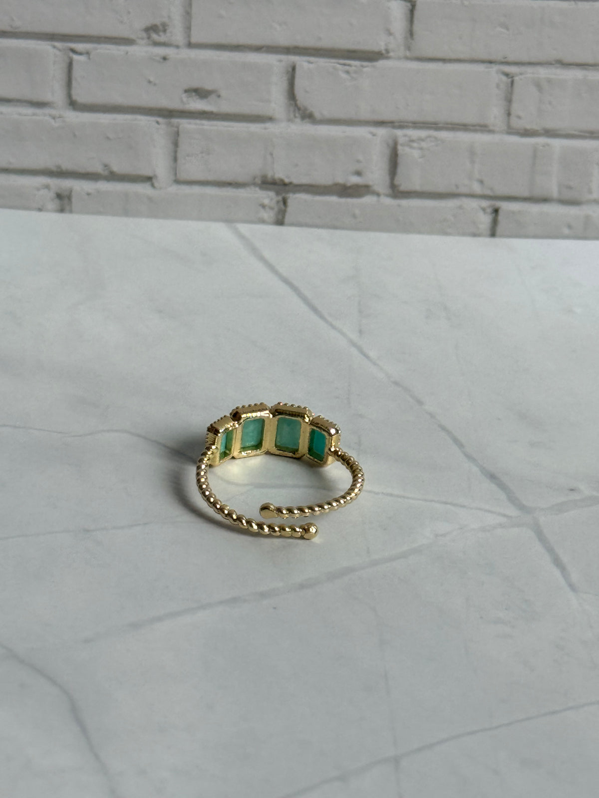 Bague Lya amazonite