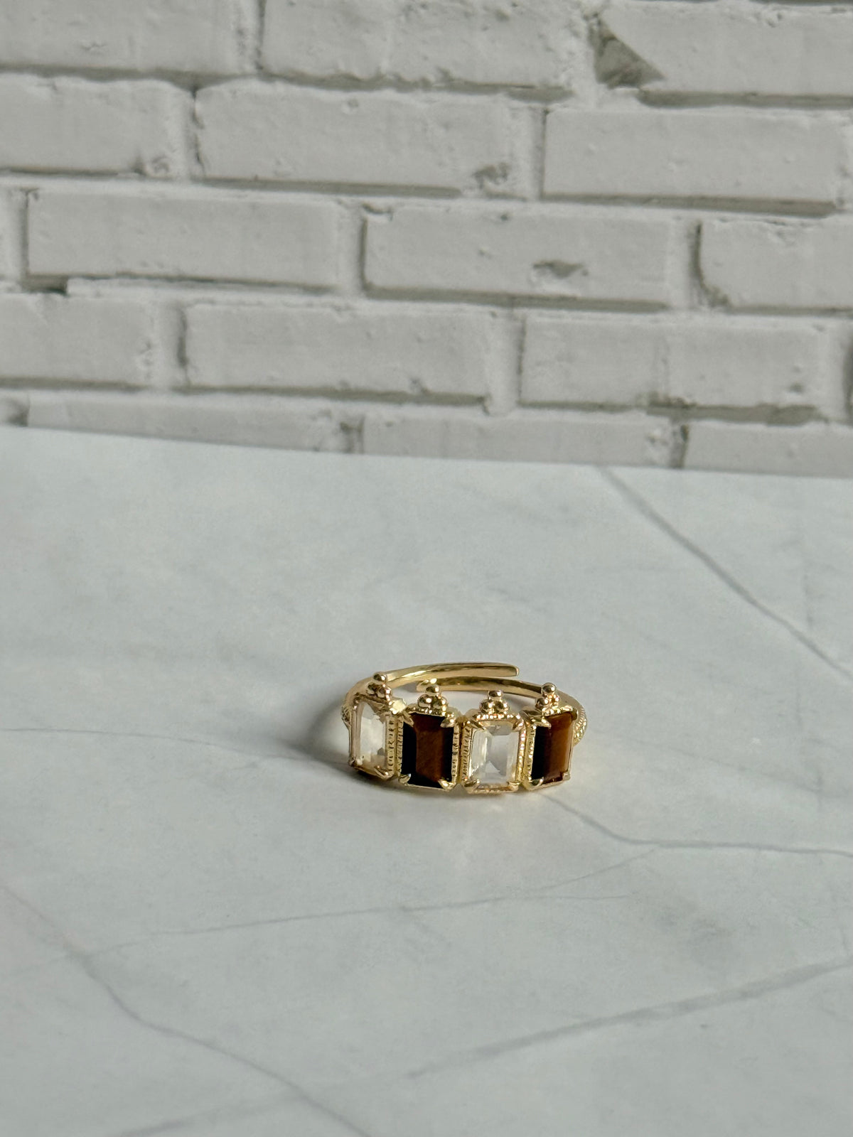 Bague Lila oeil de tigre