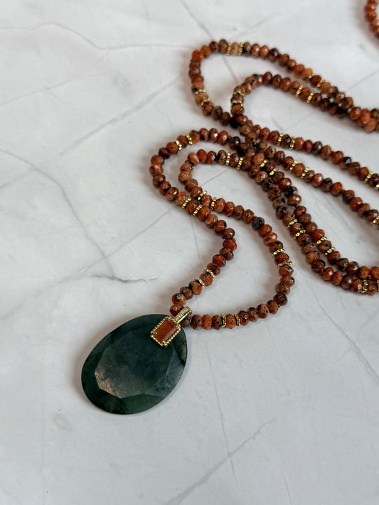 Sautoir Betty labradorite