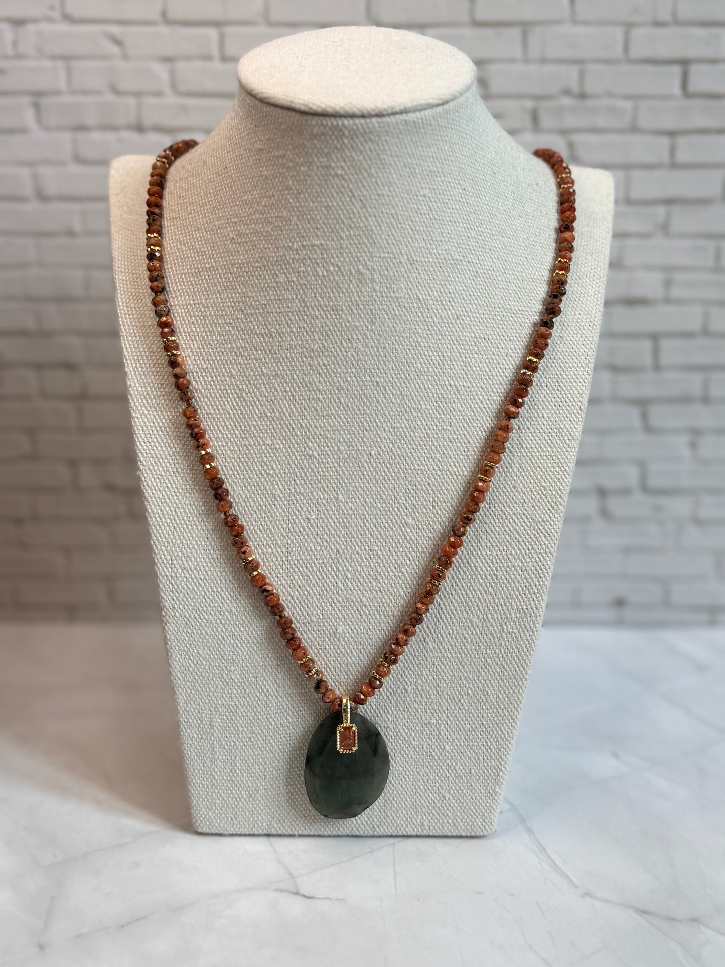 Sautoir Betty labradorite