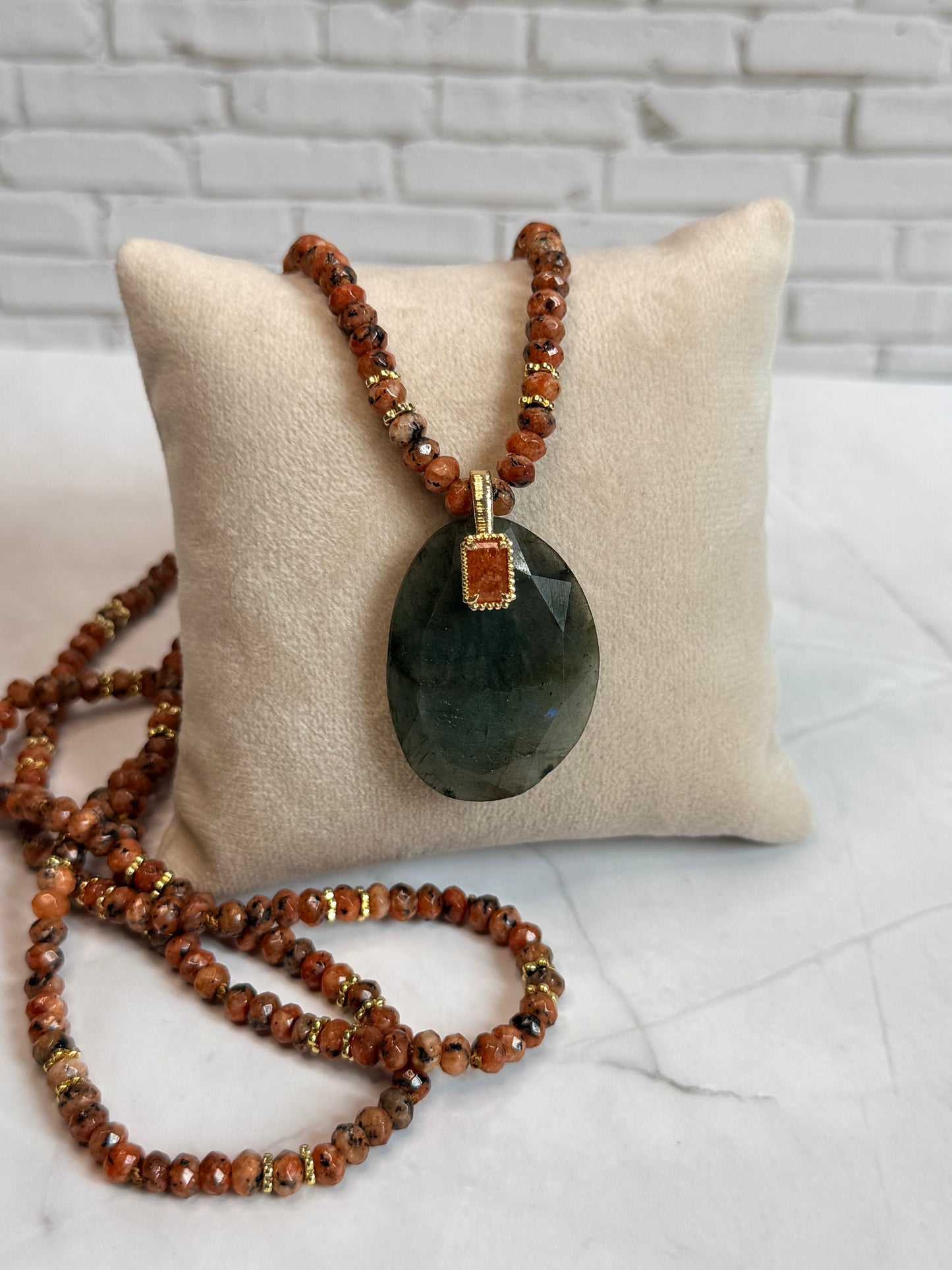 Sautoir Betty labradorite