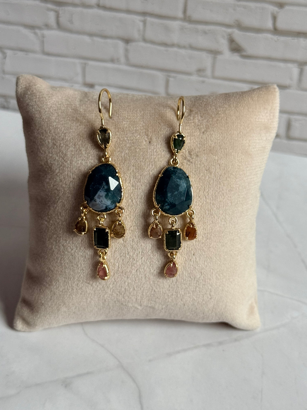 Boucles d'oreilles Lyana apatite