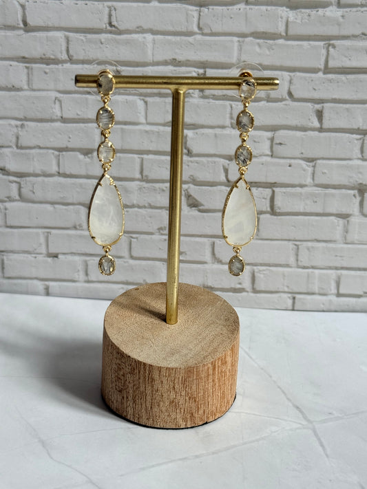 Boucles d'oreilles Sofia pierre de lune