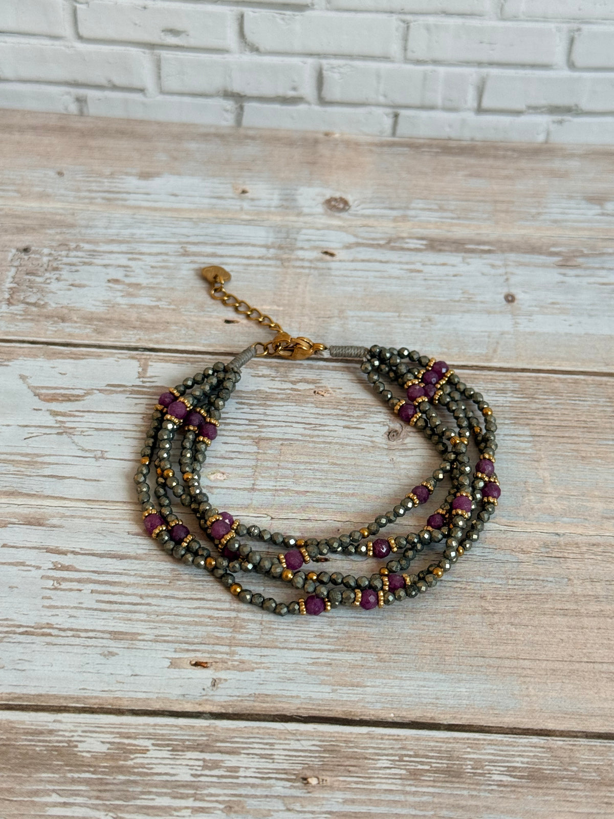 Bracelet Nour pyrites