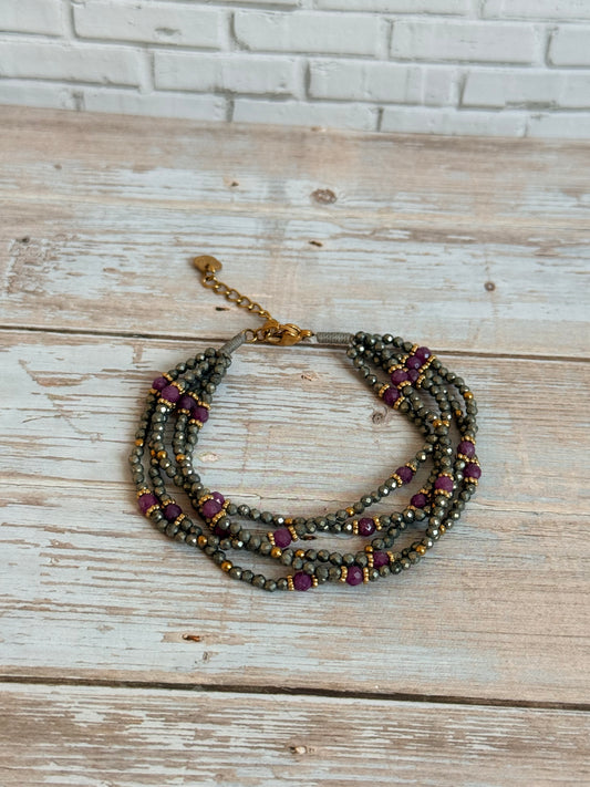Bracelet Naya pyrites