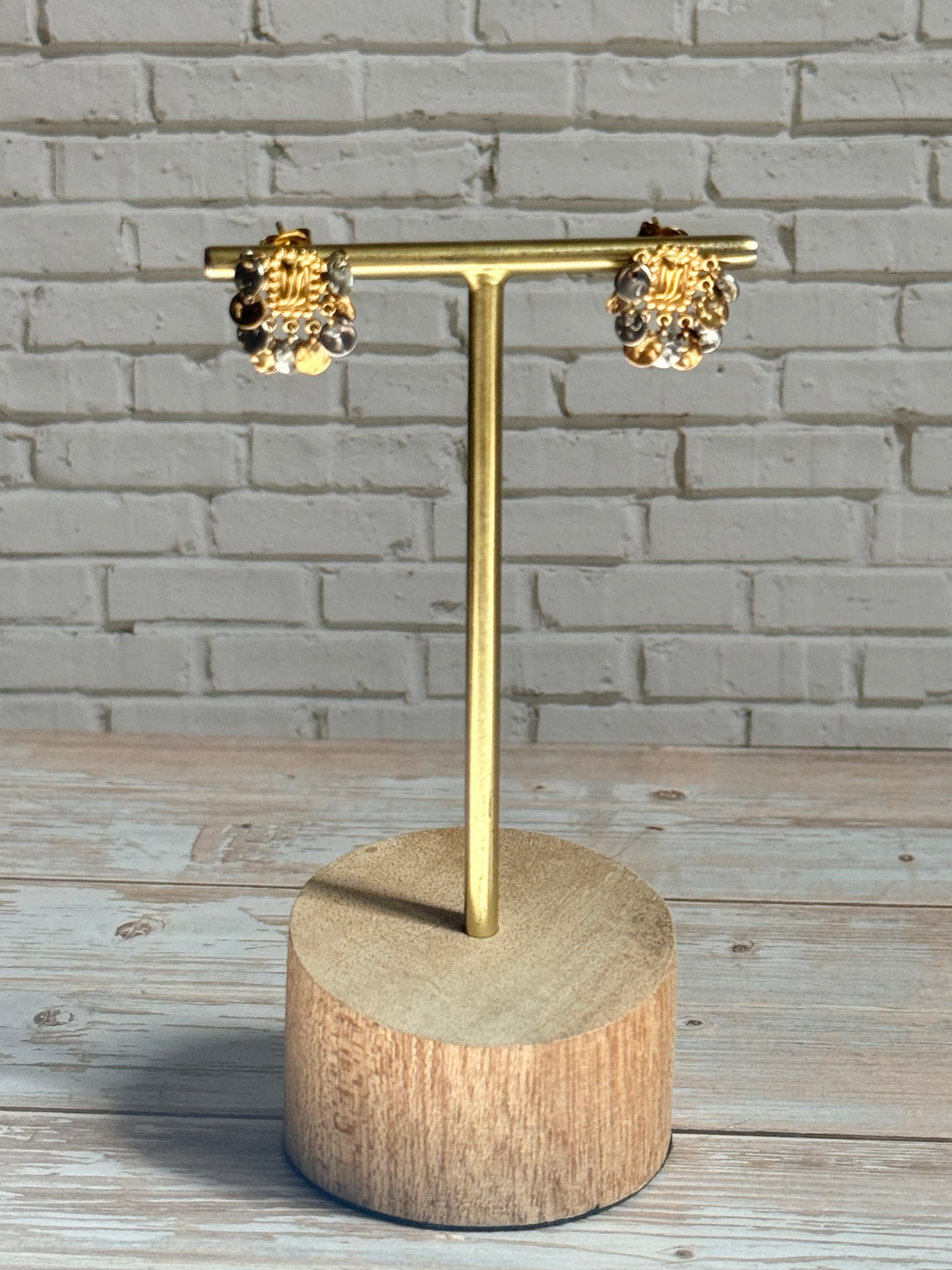 Boucles d'oreilles Jenna bicolores