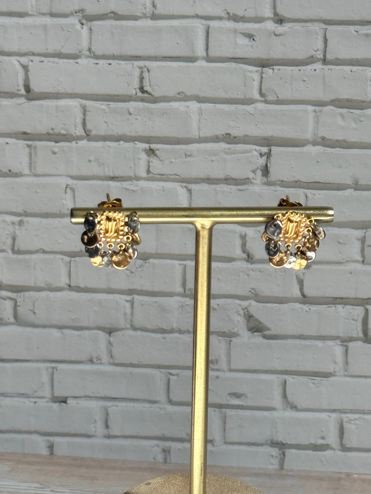 Boucles d'oreilles Jenna bicolores