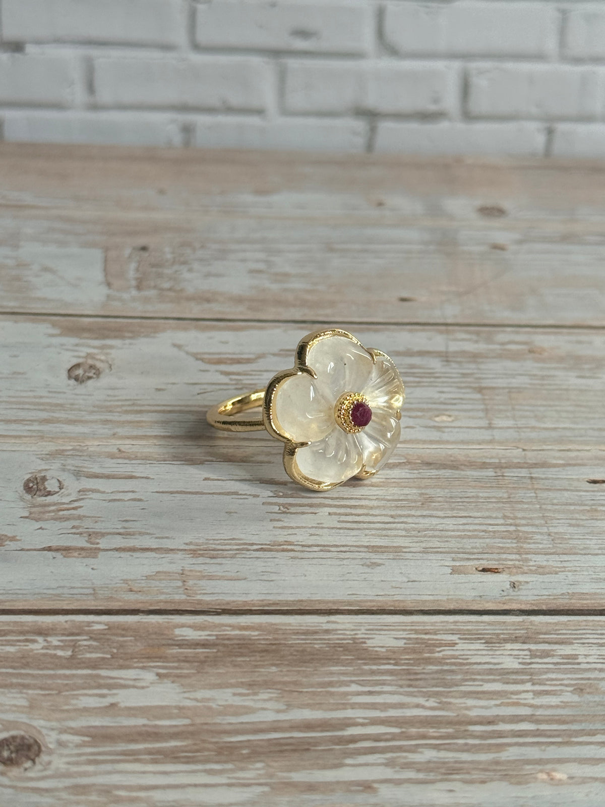 Bague Ally cristal de roche