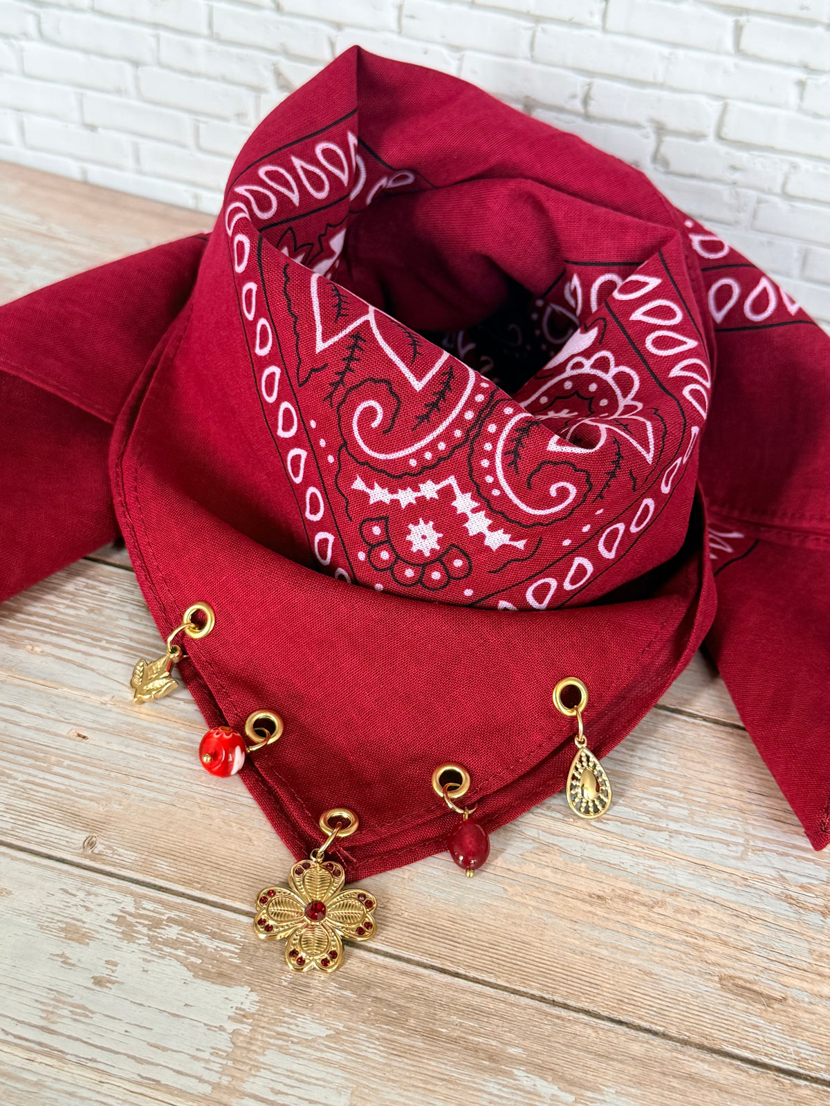 Bandana Gloria rouge