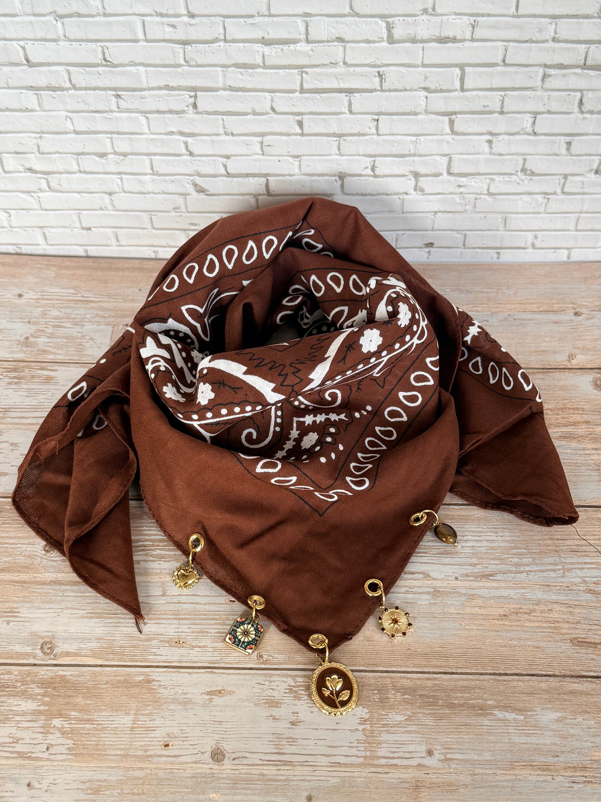 Bandana Gloria marron