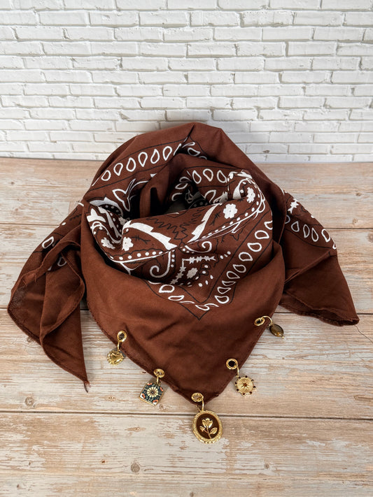 Bandana Gloria marron