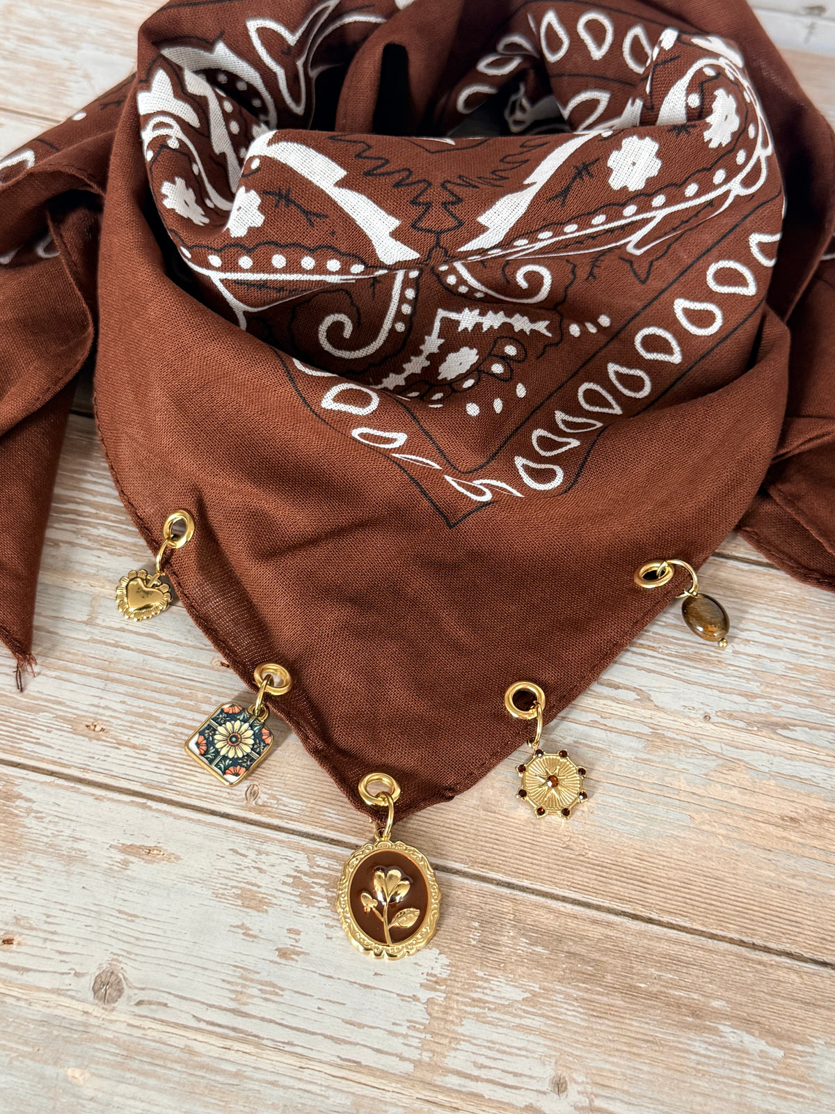 Bandana Gloria marron