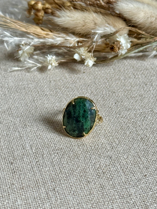 Bague Masha rubis zoïsites