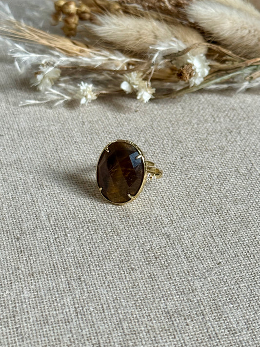 Bague Masha oeil de tigre