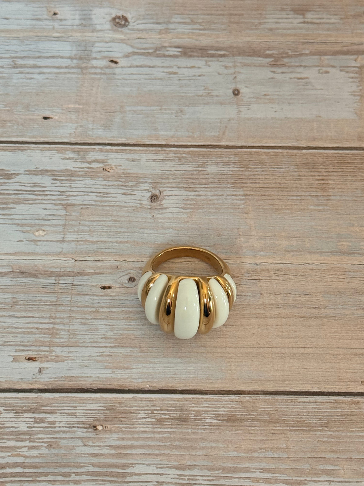 Bague Dana blanche