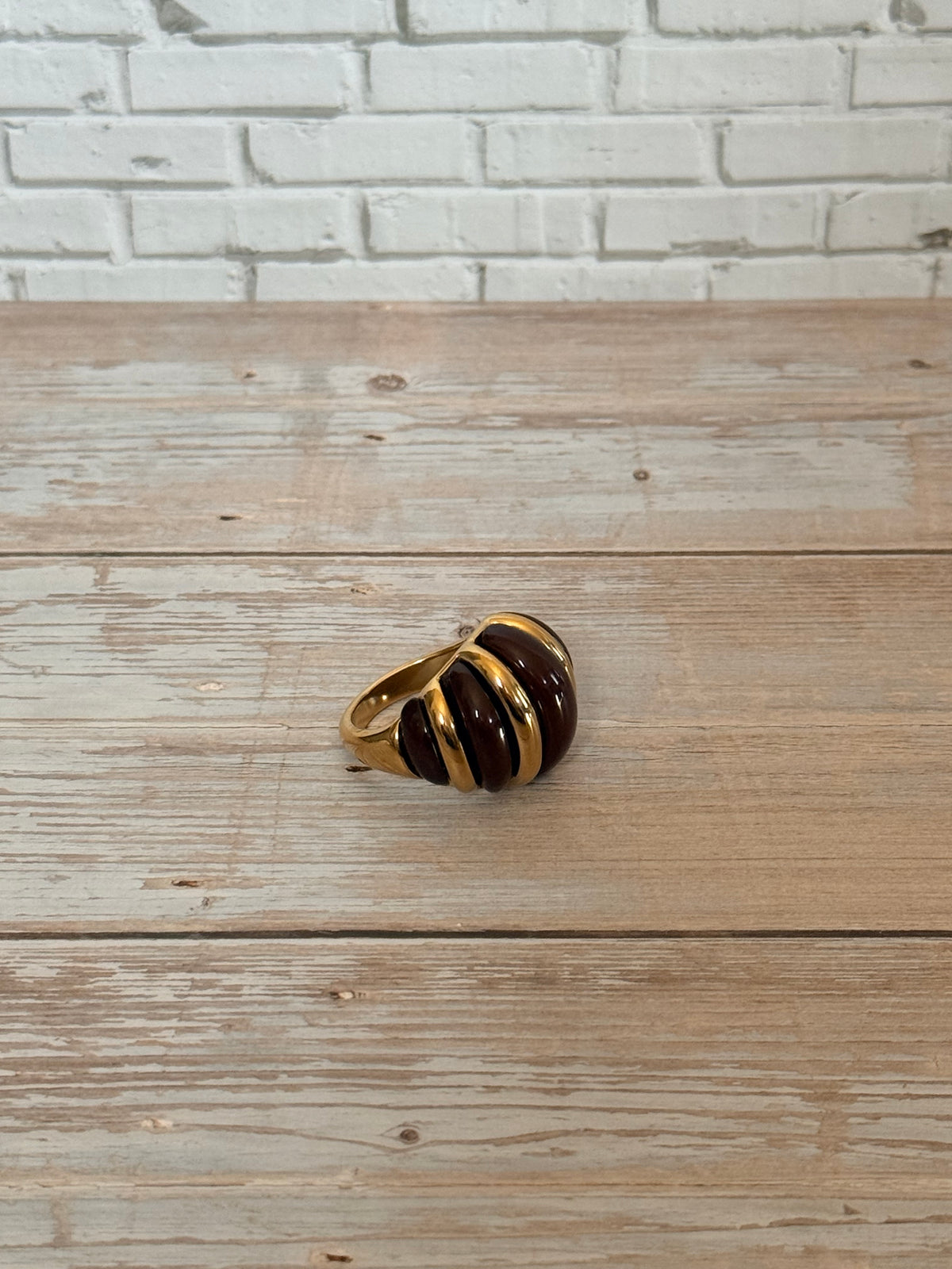 Bague Dana marron