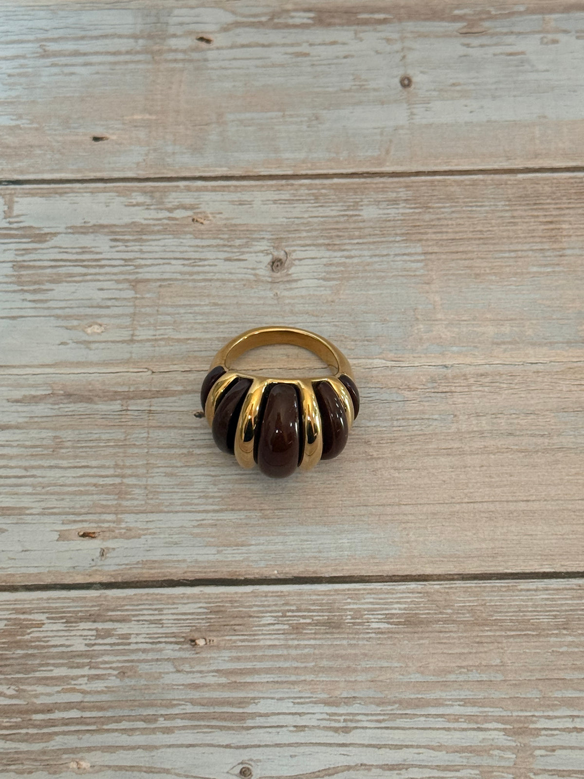 Bague Dana marron