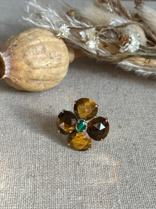 Bague Bianca oeil de tigre