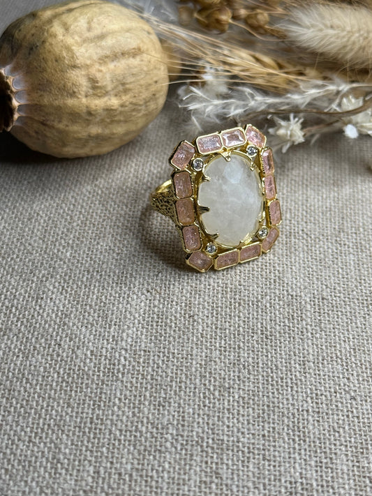 Bague Deborah cristal de roche