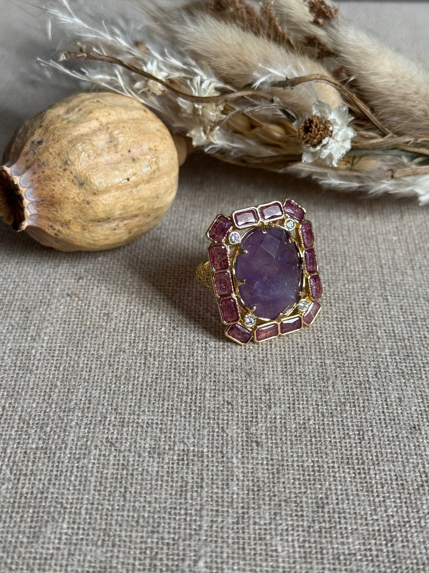 Bague Deborah améthyste