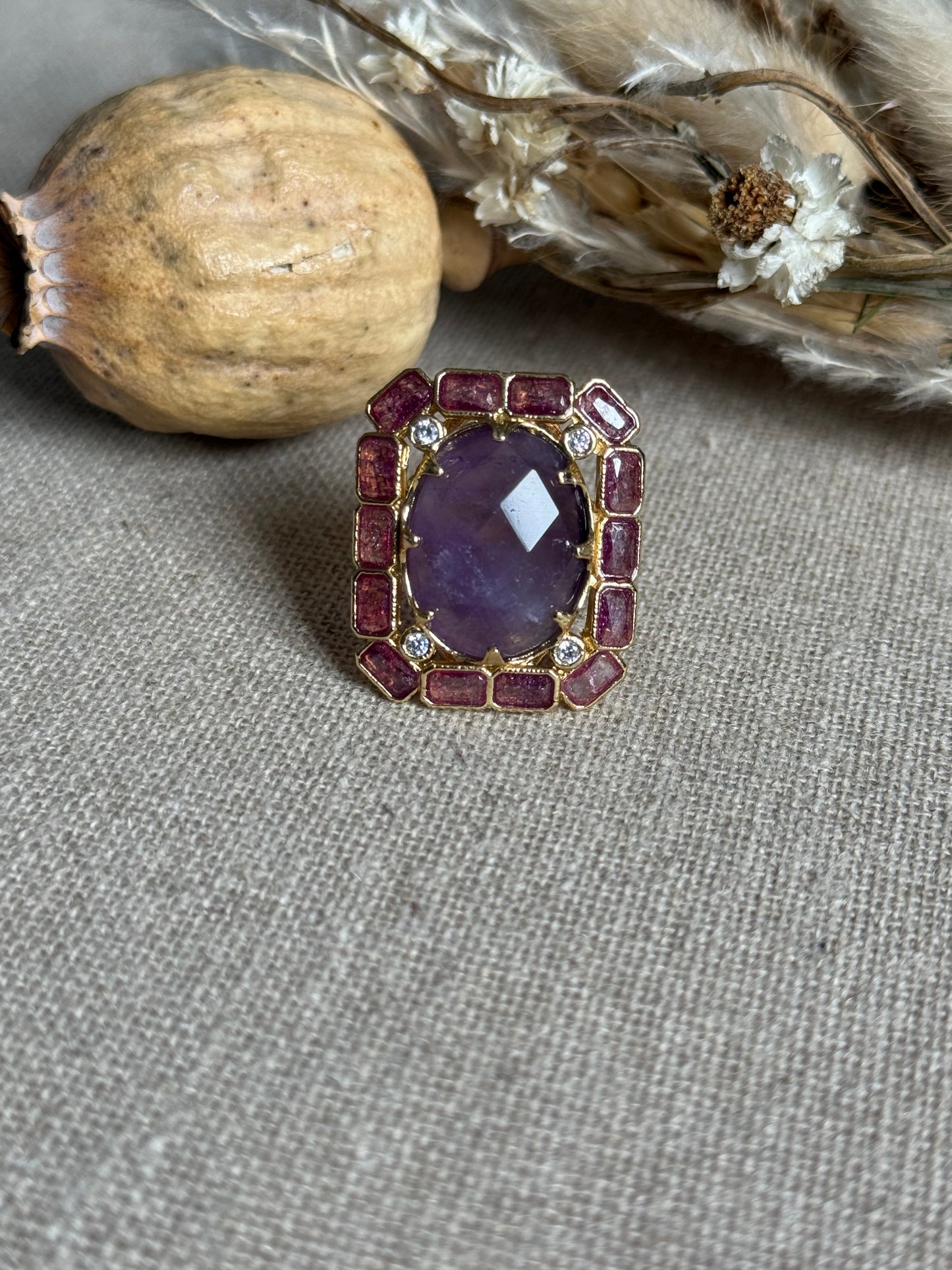 Bague Deborah améthyste