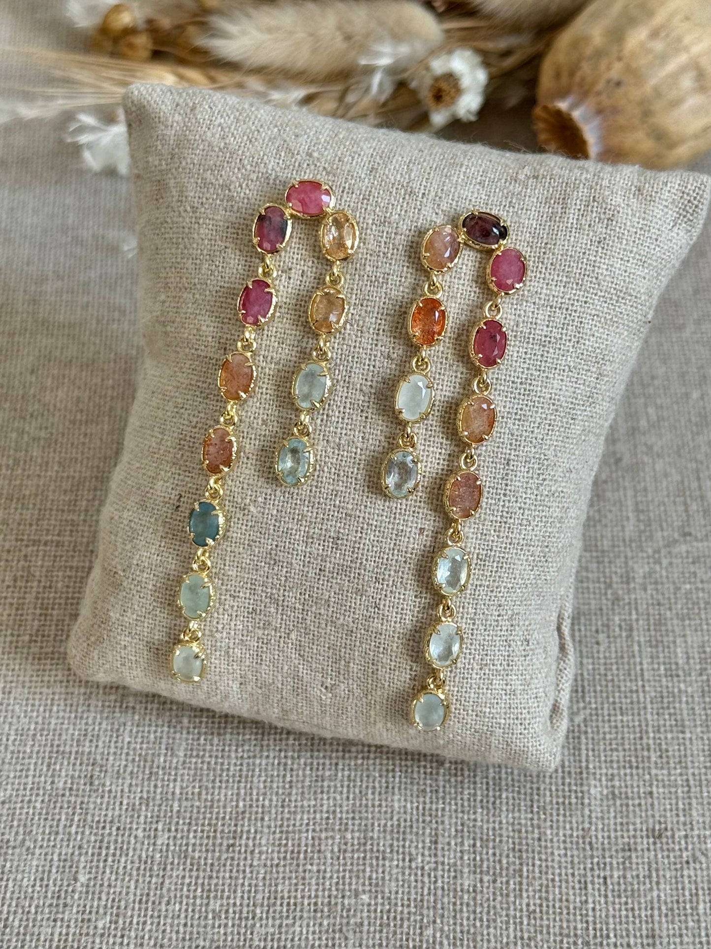 Boucles d'oreilles Judith multi