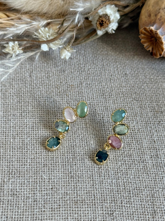 Boucles d'oreilles Monica multi