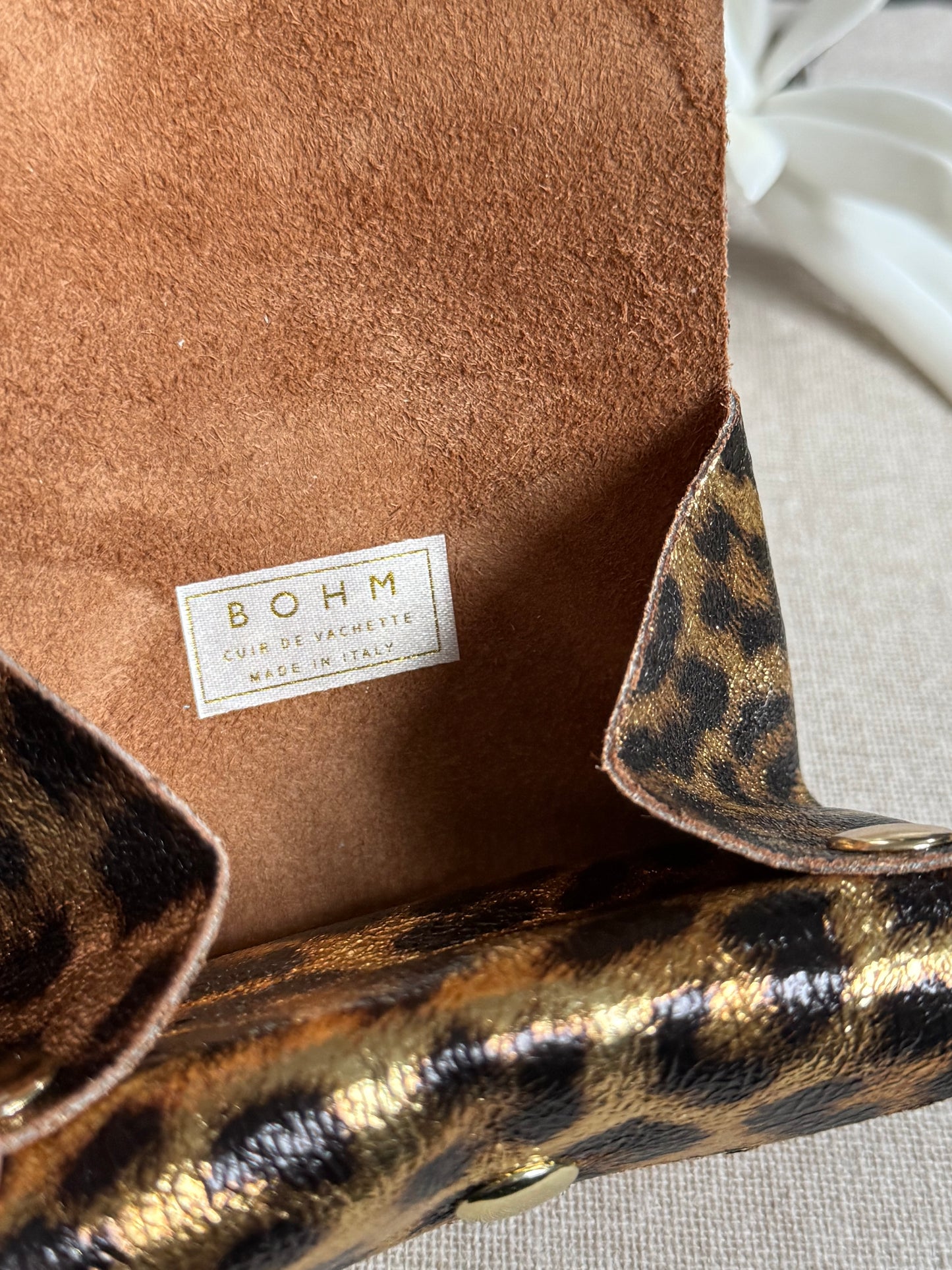 Porte monnaie leopard
