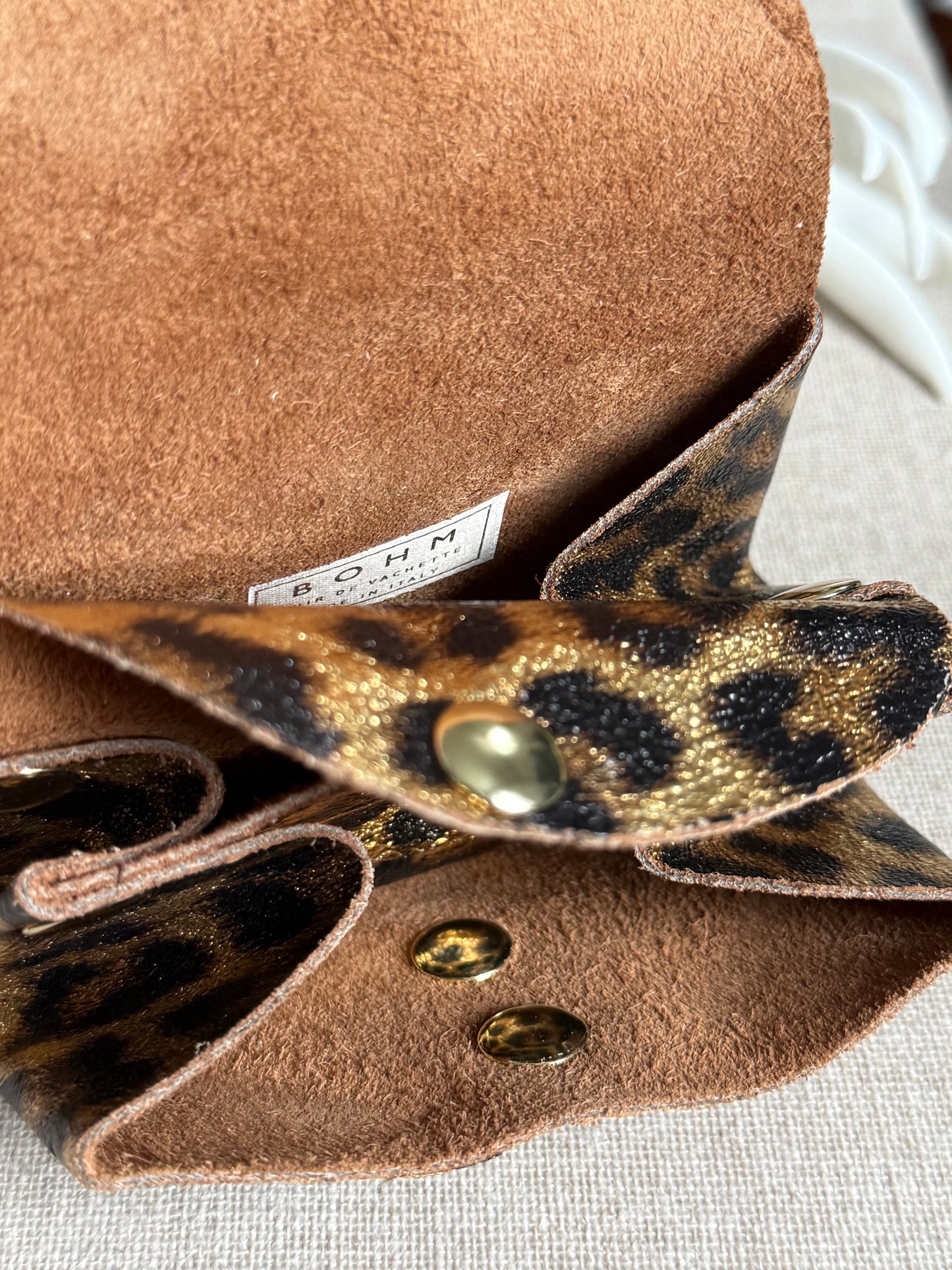 Porte monnaie leopard