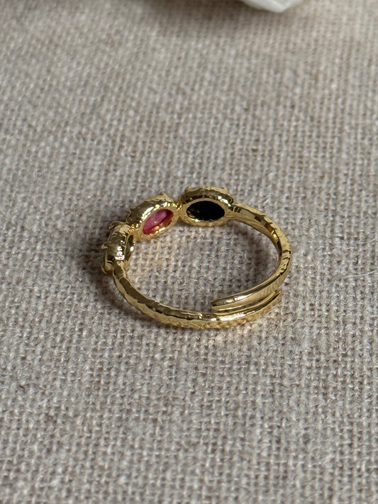 Bague Nina tourmalines multi