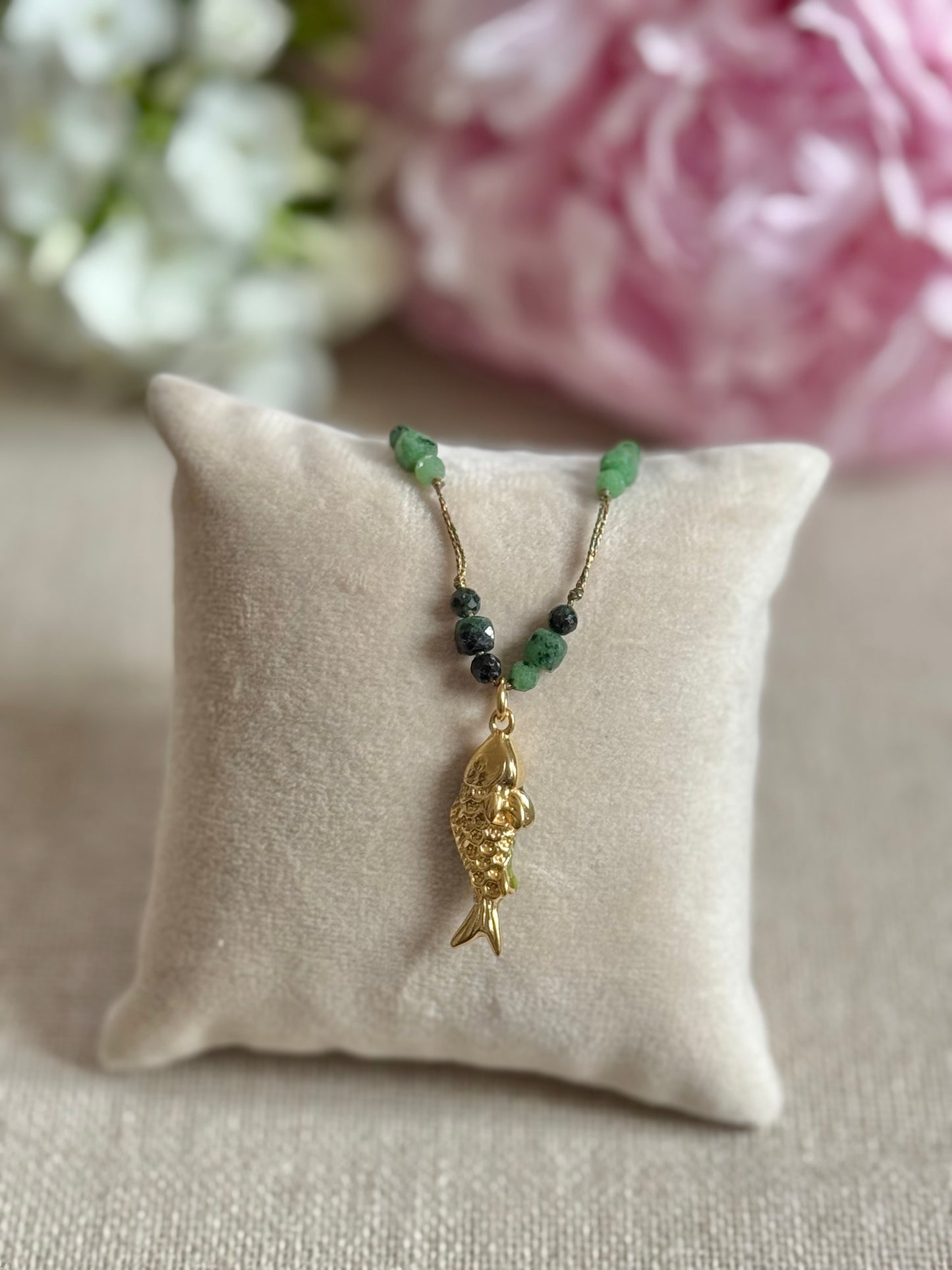 Collier Valentine vert