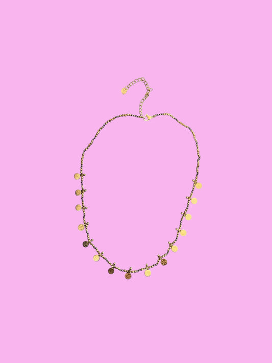 Collier Simone pyrites