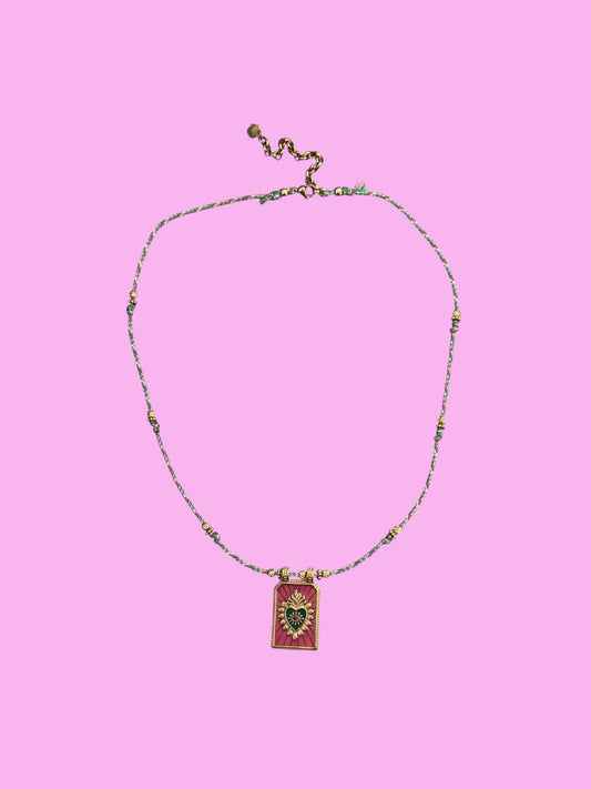 Collier Hype rose