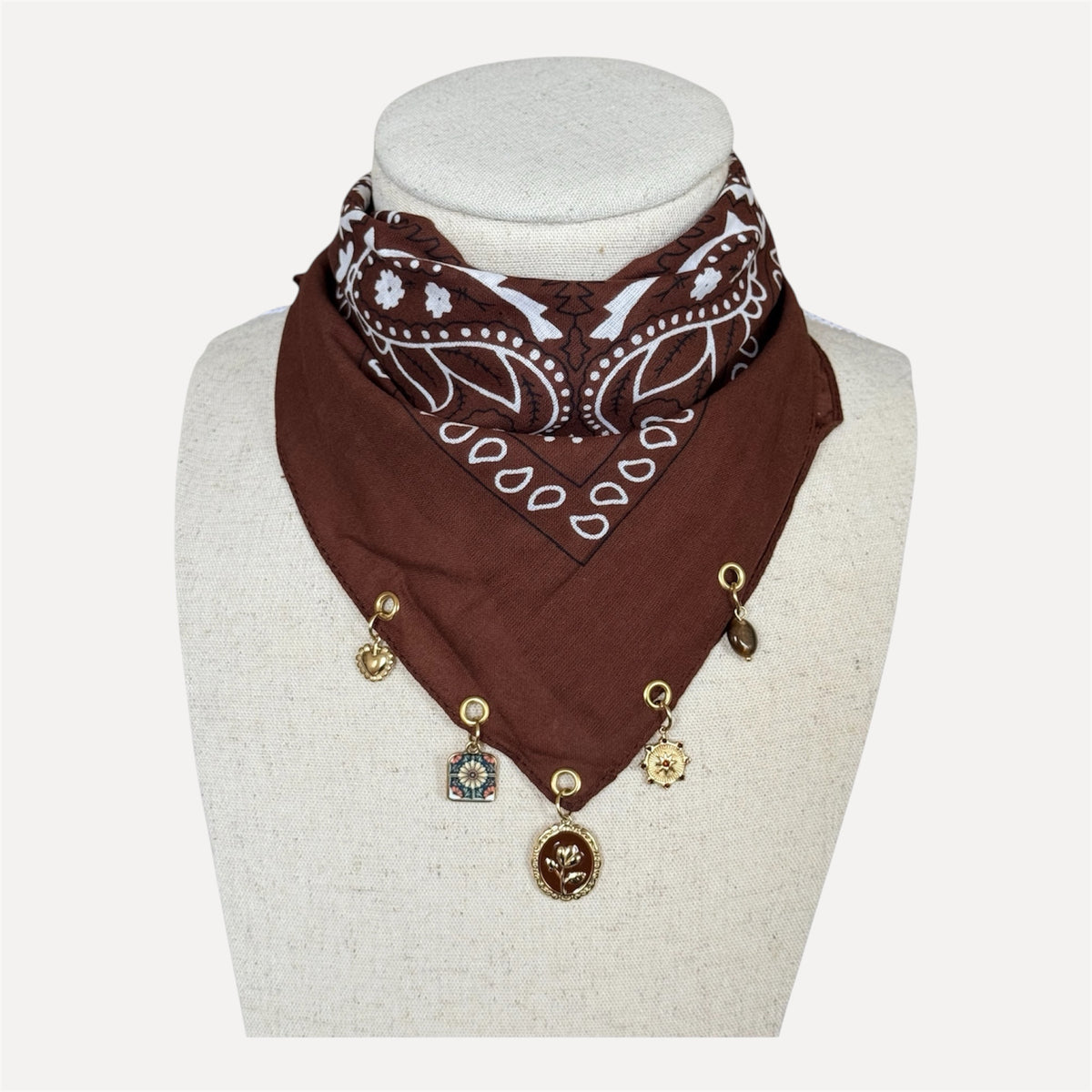 Bandana Gloria marron